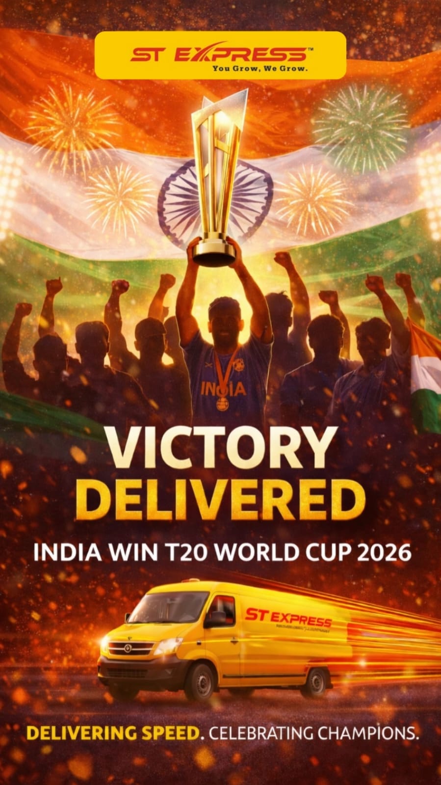 INDIA WIN T20 WORLD CUP 2026